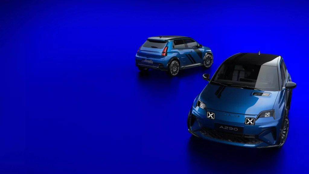 Alpine A290 de couleur Bleu - Finition première édition
