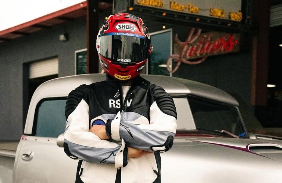 Marc Márquez dévoile son nouveau casque pour le MotoGP de COTA Marc Márquez dévoile son nouveau casque pour le MotoGP de COTA
