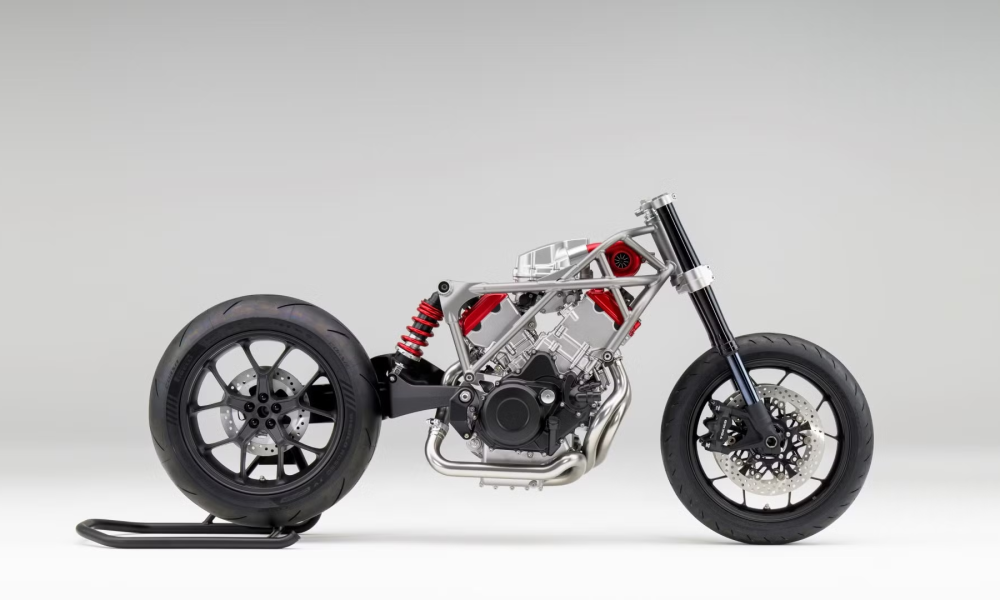 Nouvelle Honda V3R Électrique Surcompressée à l'Horizon