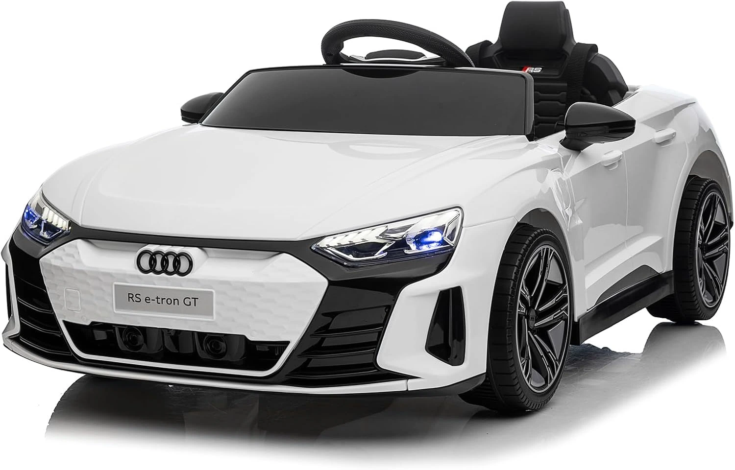 Voitures Électriques pour Enfants : À savoir avant d'acheter Voiture blanche : véhicule électrique Enfant Audi avec Télécommande 2.4G, 12 V Véhicule électrique Enfant 2 Portes avec MP3