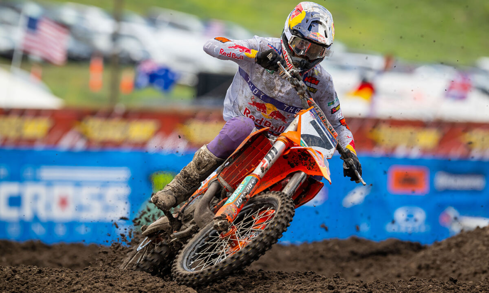 L'as du 450MX Aaron Plessinger maintient sa place sur le podium à Thunder Valley L'as du 450MX Aaron Plessinger maintient sa place sur le podium à Thunder Valley