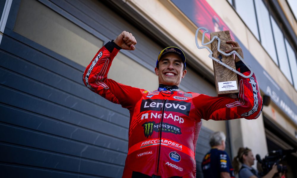 Márquez en tête d'un podium 100% Ducati au Grand Prix d'Aragón Márquez en tête d'un podium 100% Ducati au Grand Prix d'Aragón