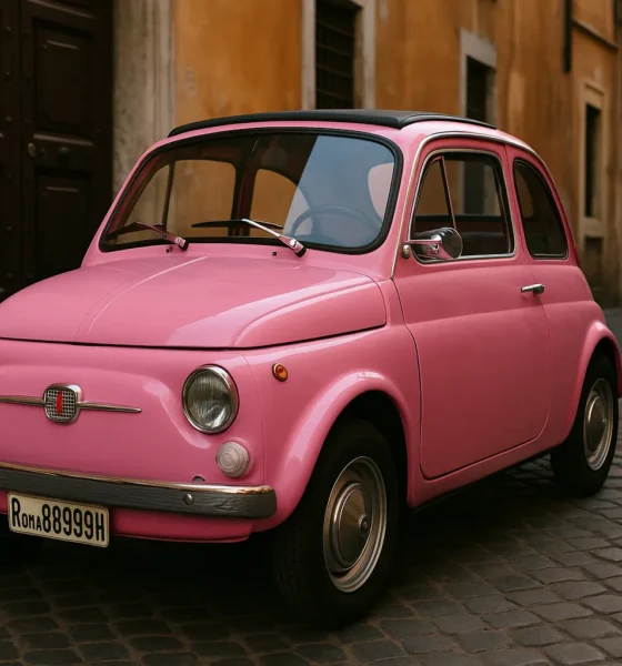 Fiat 500 Rose