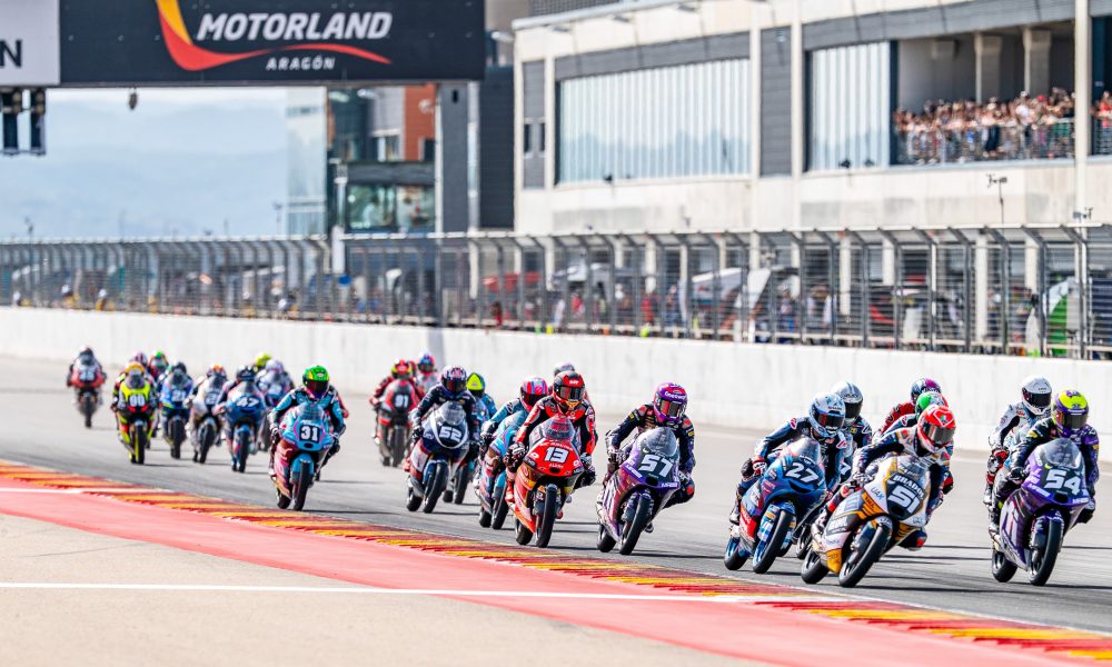 Hakim Danish: Quatrième en Aragon, Abandon lors de la Deuxième Course