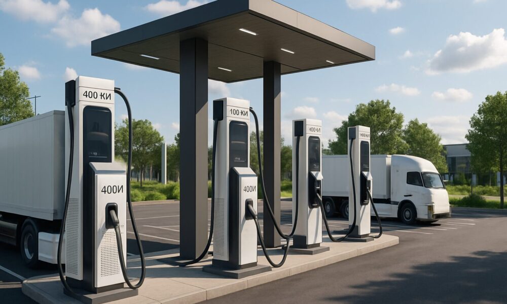 découvrez la station as 24 charge+ truck, une innovation majeure dans le secteur de la recharge électrique avec ses bornes de 400 kw spécialement conçues pour les camions électriques. facilitez vos transports tout en contribuant à un avenir durable.