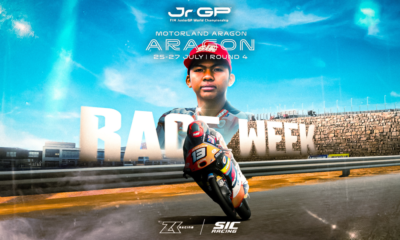 Le retour du JuniorGP à Aragón: Hakim Danish vise le podium