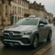 un Taxi à Chalon sur Saône en Mercedes grise