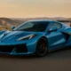 une Chevrolet Corvette ZR1 dans le désert du Nevada