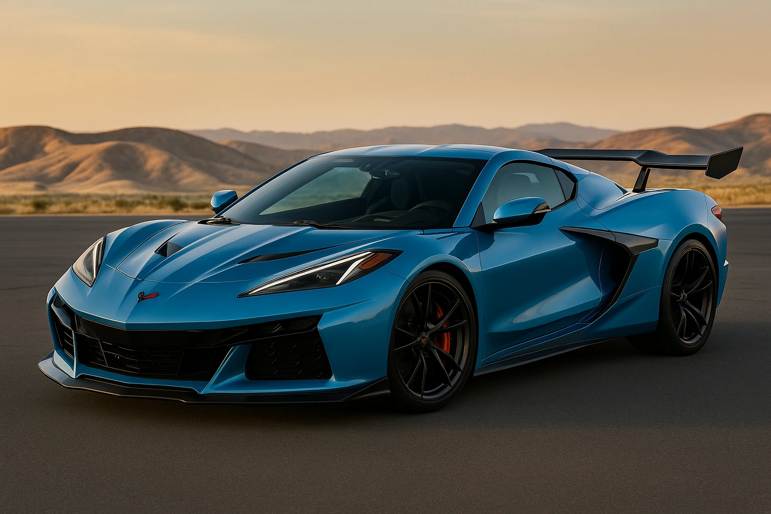 Chevrolet Corvette ZR1 (2025) : la supercar américaine qui met tout le monde d’accord une Chevrolet Corvette ZR1 dans le désert du Nevada
