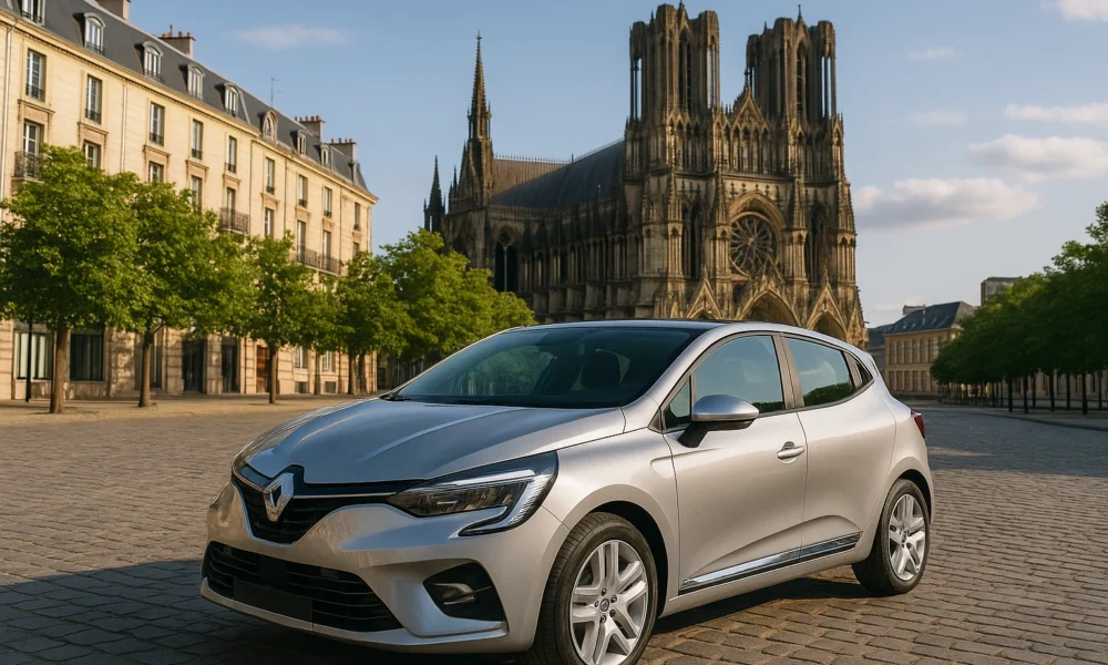 une Clio en location à Reims