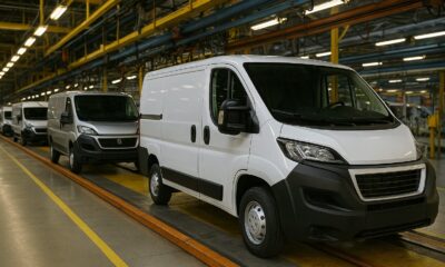 Chaîne de montage de véhicules utilitaires en Europe