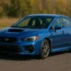 Subaru WRX STI bleue équipée du Prodrive Performance Pack