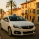 un taxi dans les rue de Toulon