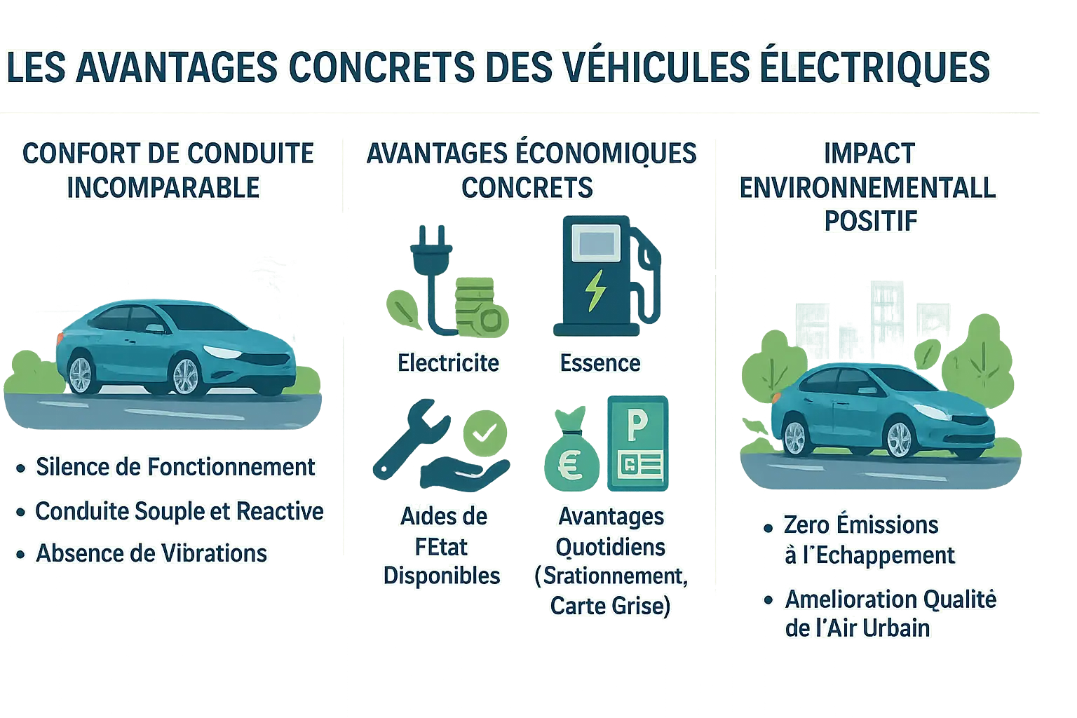 Voiture électrique en conduite urbaine montrant le confort de conduite