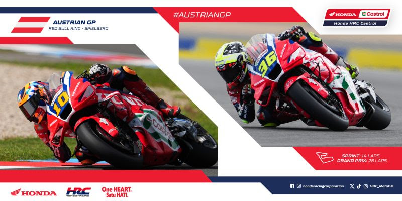 HRC Honda Castrol prêt pour le retour en MotoGP au Grand Prix d'Autriche HRC Honda Castrol prêt pour le retour en MotoGP au Grand Prix d'Autriche