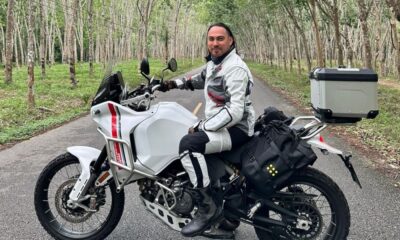 L'exclusivité: Jehan Miskin sur la moto, les trajets épiques et l'aventure
