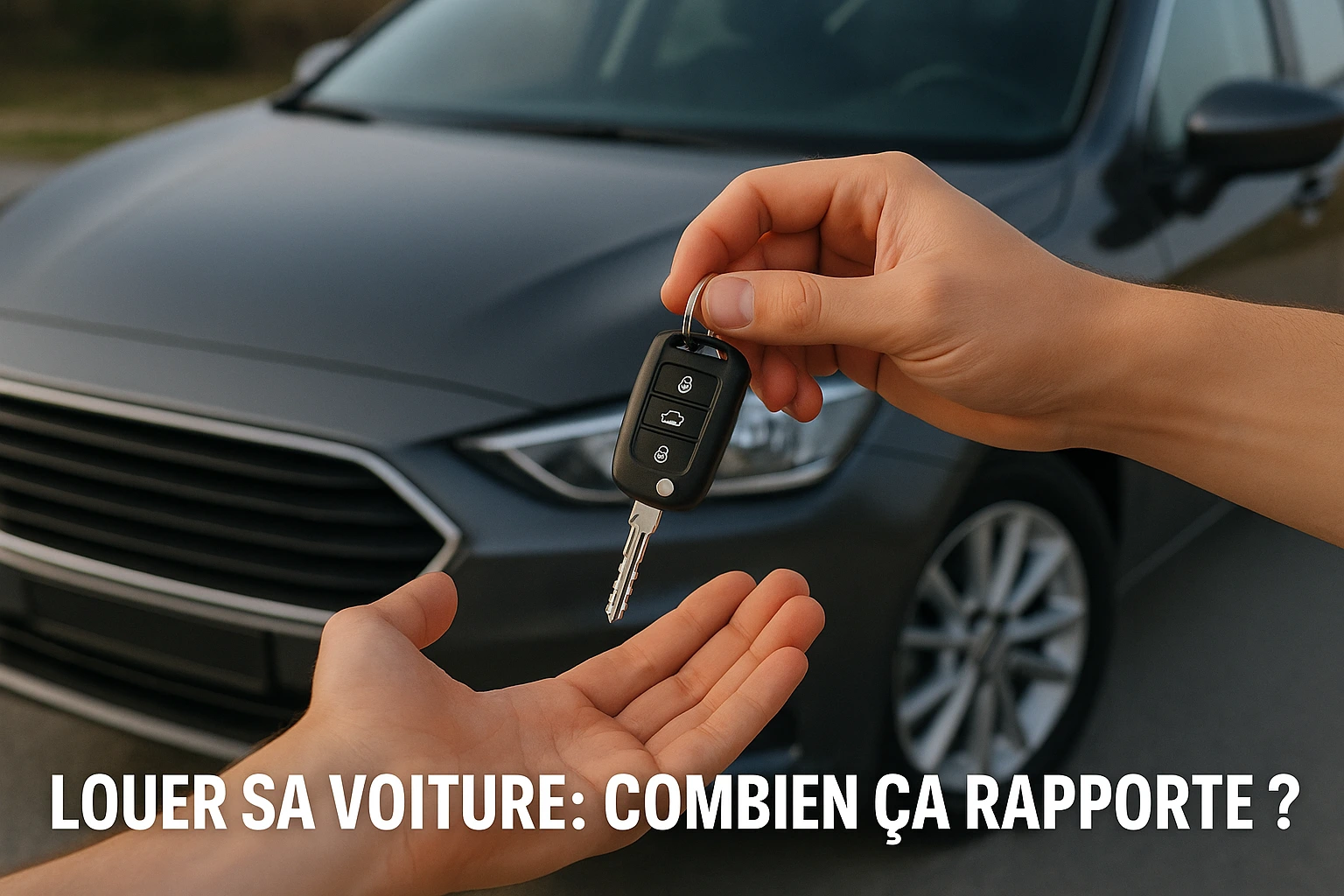 Louer sa voiture : combien peut-on vraiment gagner ? Échange de clés de voiture entre particuliers pour une location