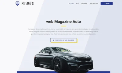 page d'accueil du site PifAuto