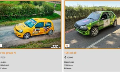 des annonces sur Mikado Racing, une Clio group N et une 106 XSI a5