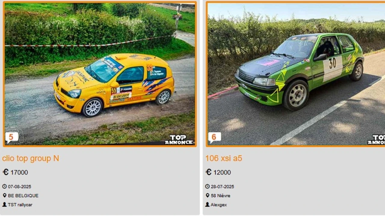 Mikado Racing : La référence ultime des annonces sport auto des annonces sur Mikado Racing, une Clio group N et une 106 XSI a5
