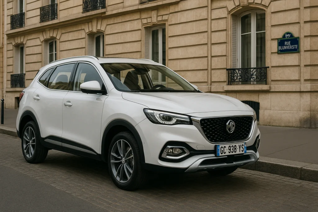 une mg ehs blanche dans Paris