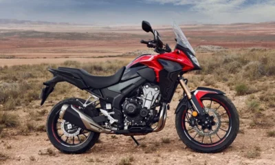 trail honda CB 500 X rouge