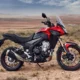 trail honda CB 500 X rouge