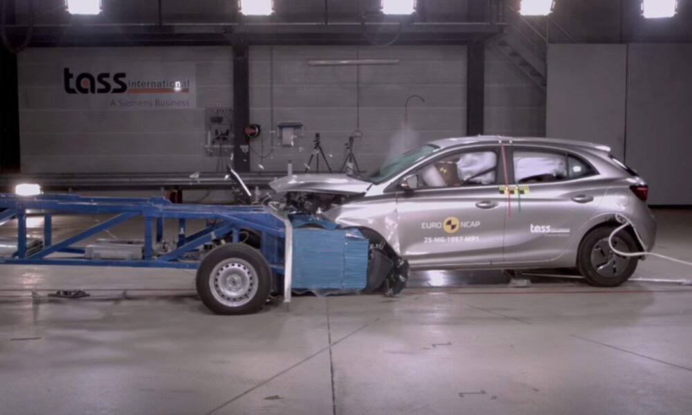 MG3 fait face à un problème inédit au crash-test : une première depuis 1997