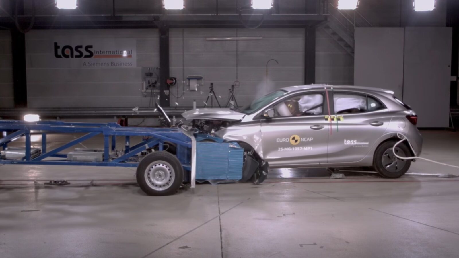 MG3 fait face à un problème inédit au crash-test : une première depuis 1997