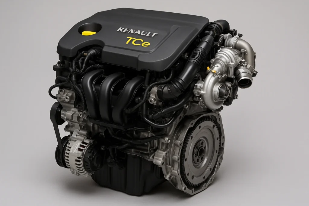 Moteur Renault TCe en gros plan