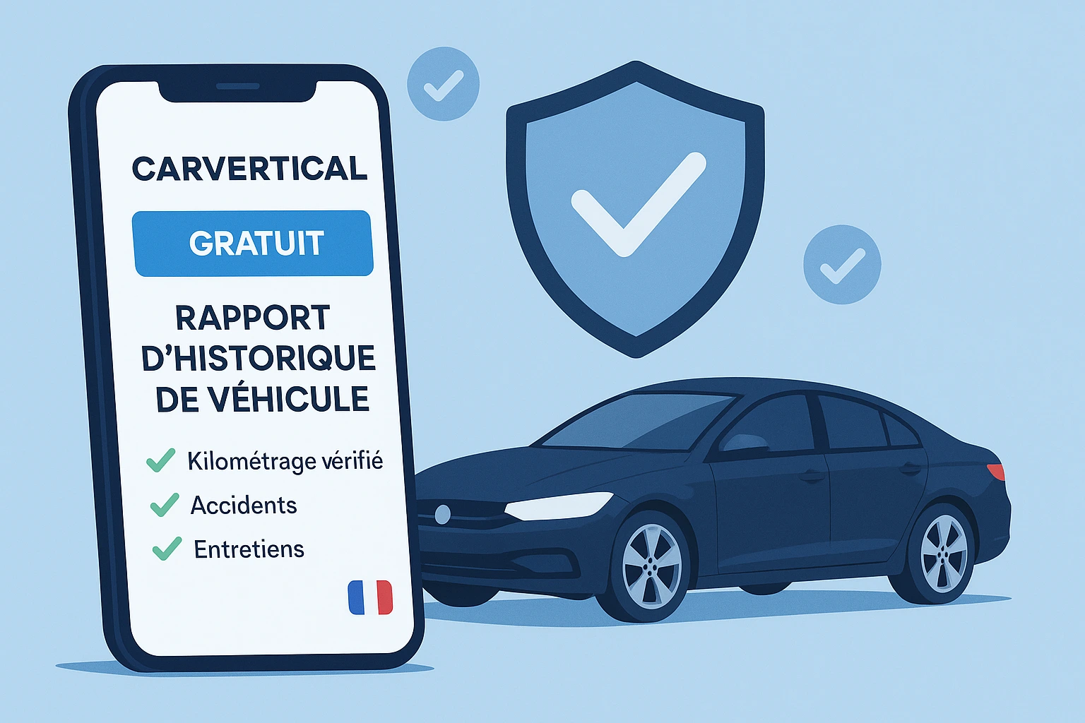 Rapport CarVertical gratuit : comment l'obtenir en 2025 ? Rapport CarVertical gratuit