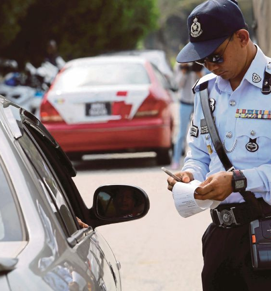 Remise de 50% sur les amendes de la PDRM jusqu'au 16 septembre