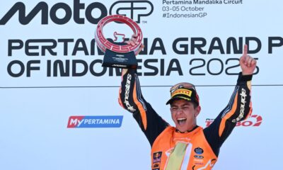 Rueda sacré Champion du Monde Moto3 2025 après sa victoire en Indonésie