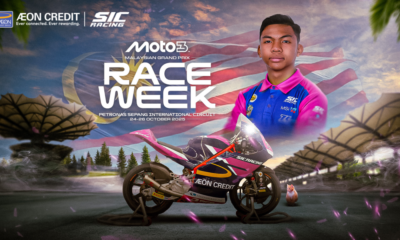 Hakim Danish prêt pour sa course à domicile au Grand Prix de Malaisie