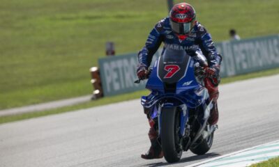 Prototype Yamaha à moteur V4 termine sa deuxième course MotoGP à Sepang