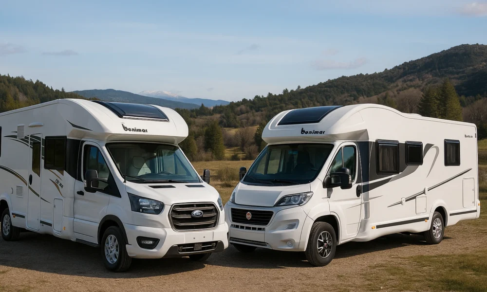 camping-cars Benimar Tessoro 481 et Benimar Mileo 224