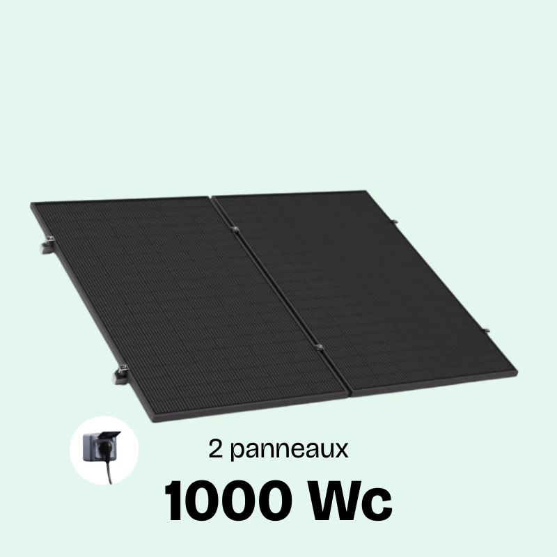 2 panneaux solaires sunethic de 500 watt 