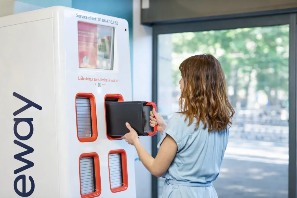 zeway - station d'échange de batteries