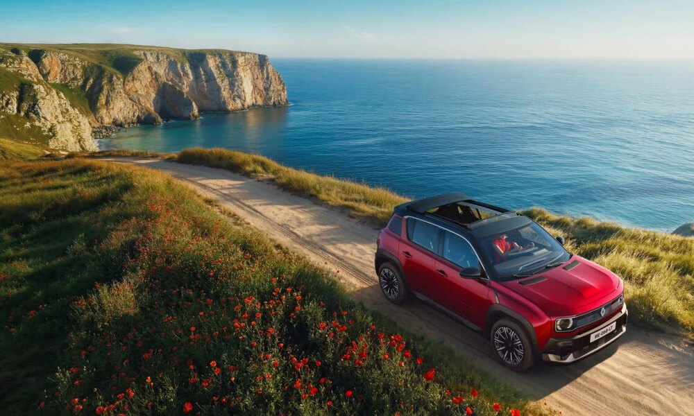 R4 E-Tech Plein Sud : la déclinaison qui évoque l'aventure ensoleillée