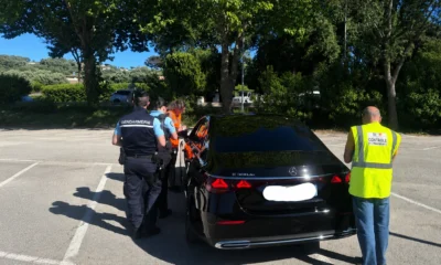 Contrôle bon de réservation d'un chauffeur VTC dans le Var
