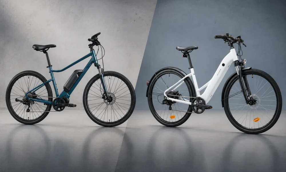 VTC électrique Decathlon : comparatif Rockrider et Riverside