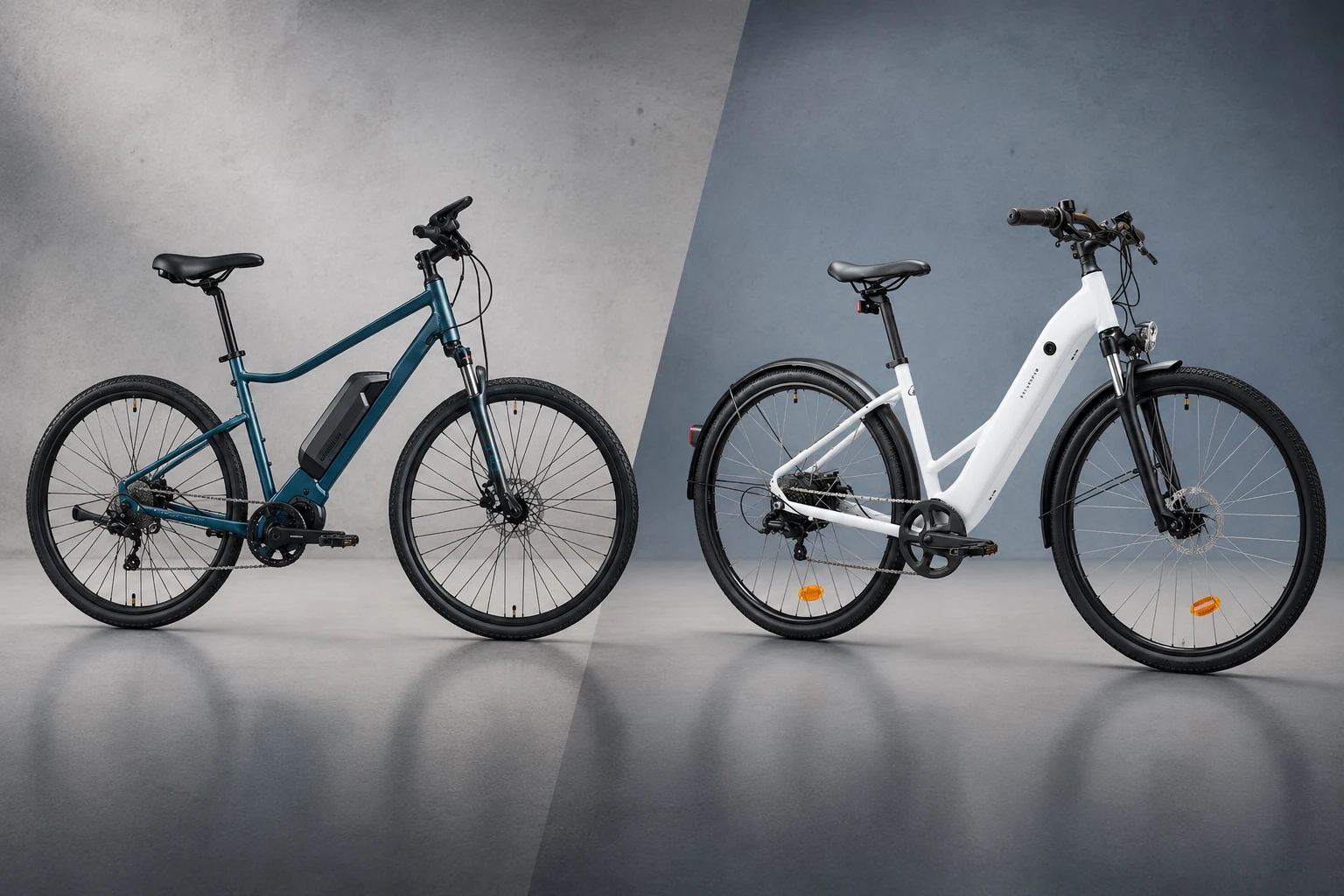 VTC électrique Decathlon : comparatif Rockrider et Riverside