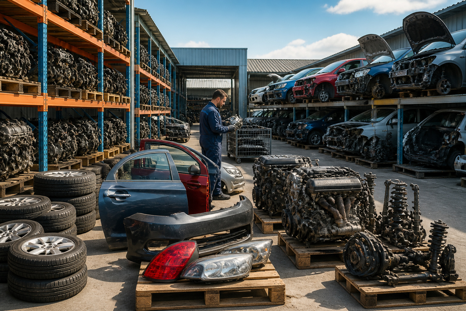 Centre de recyclage automobile propre